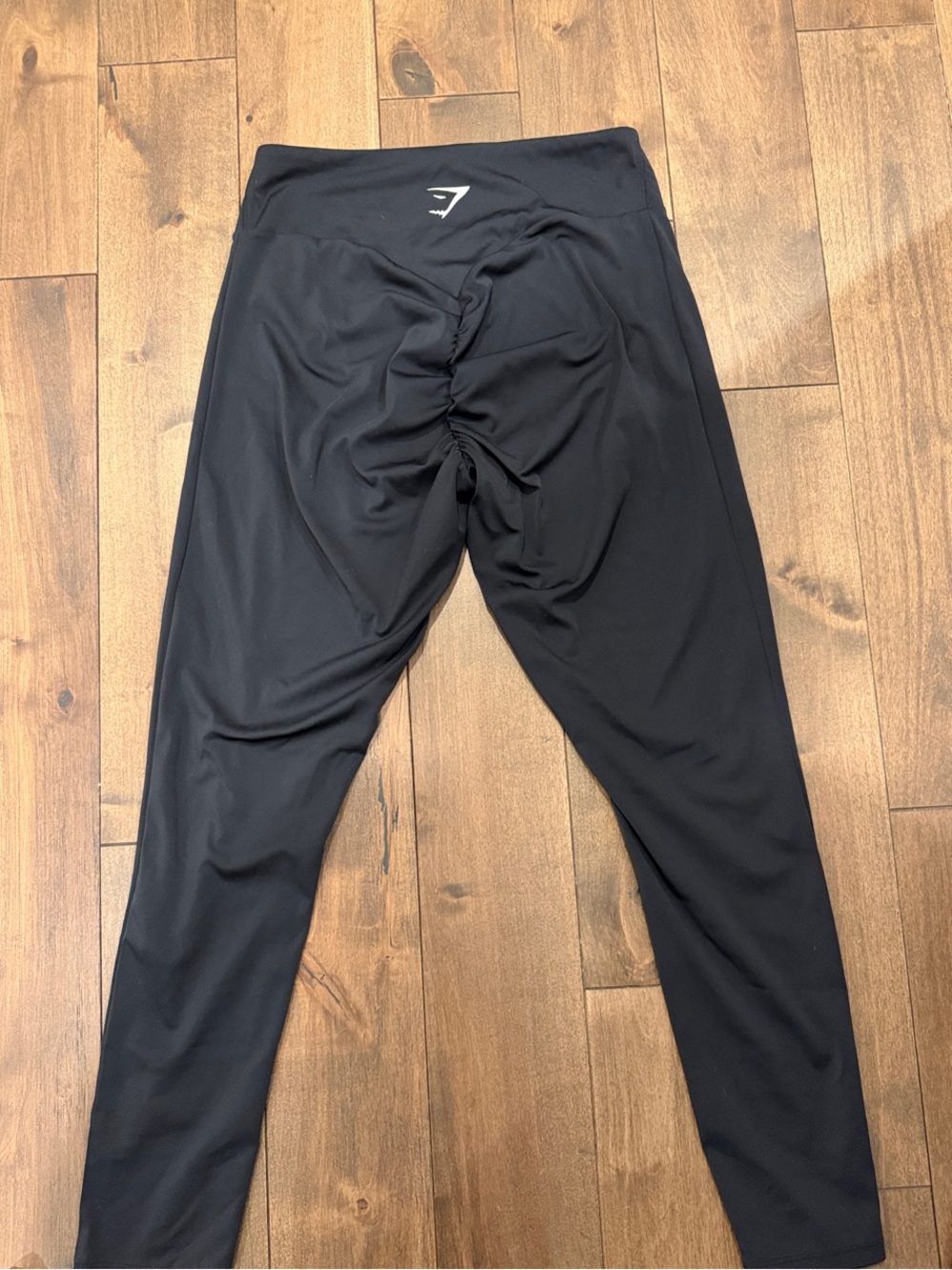 Gymshark Black Women's Scrunch-Back Leggings- XL